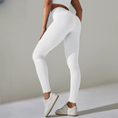 Calça Legging Canelada Cintura Alta Sem Costura Fitness