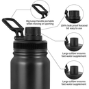 Garrafa Térmica Isolada 800ml a Vácuo em Aço Inoxidável Água Gelada Esporte - Ideal para Homens e Mulheres