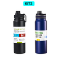 Garrafa Térmica Inox 800ml a Vácuo Quente e Frio