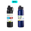 Garrafa Térmica Inox 800ml a Vácuo Quente e Frio