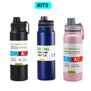 Garrafa Térmica Inox 800ml a Vácuo Quente e Frio