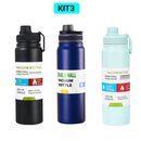 Garrafa Térmica Inox 800ml a Vácuo Quente e Frio