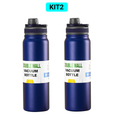 Garrafa Térmica Inox 800ml a Vácuo Quente e Frio