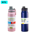 Garrafa Térmica Inox 800ml a Vácuo Quente e Frio