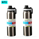 Garrafa Térmica Inox 800ml a Vácuo Quente e Frio