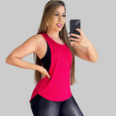 Blusas Dry Fit Feminina Fitness Academia Regata} Veste Legging Tapa Bumbum Tule Top Cropped Treino Camiseta T-shirts Fit