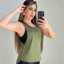 Regata Fitness Feminina Dry Fit Tapa Bumbum Academia