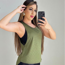 Regata Fitness Feminina Dry Fit Tapa Bumbum Academia