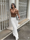 Blusinha Feminina Blusa Ombro Suplex Premium Duplo Forro Blogueira Tendencia Verão Sem Bojo